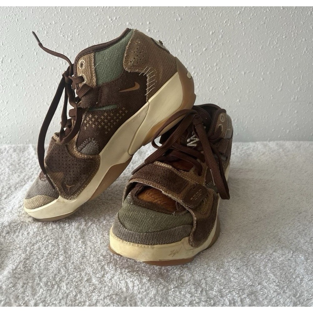 Jordan Zion 2 Voodoo Size 5 Youth DV3462-212 Brown Green